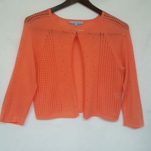 Antonio Melani Crop Cardigan 3/4 sleeve size LG